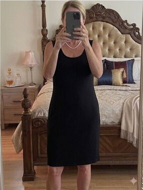 Classic Sleeveless Black Dress